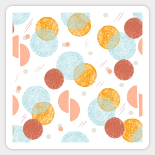 Dots and dashes pattern Sticker